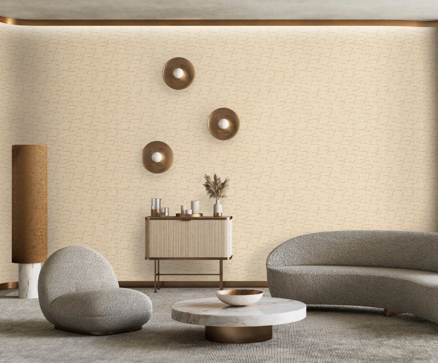 Contemporary,Interior,With,Concrete,Walls,,Furniture,And,Decor.,3d,Render